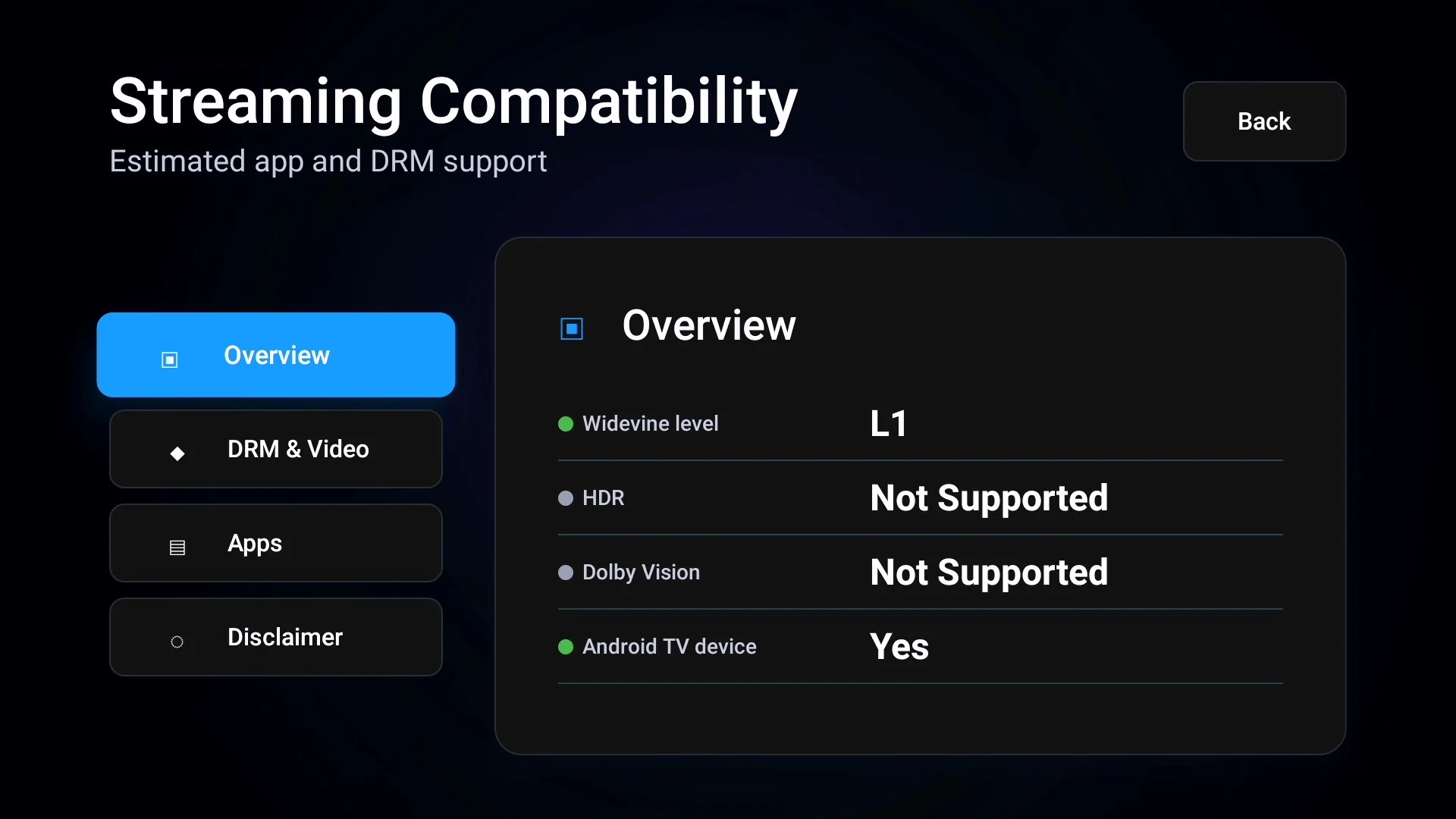 Streaming compatibility